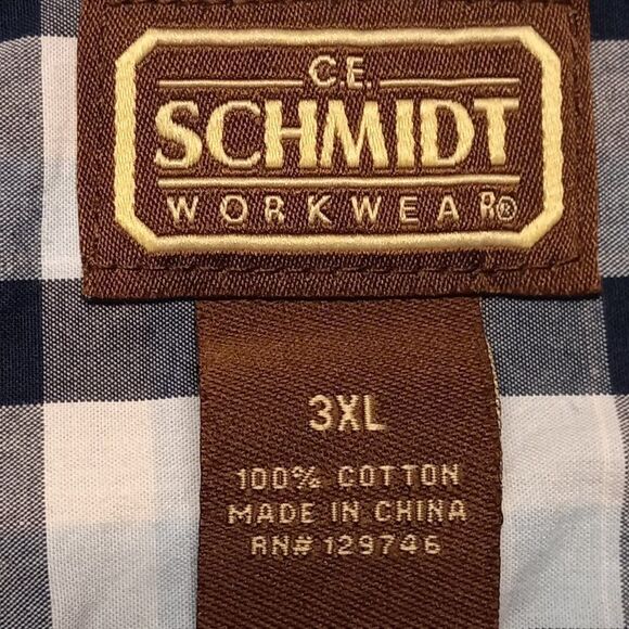 CE Schmidt 3XL Men's Cotton long sleeve shirt - Picture 3 of 4